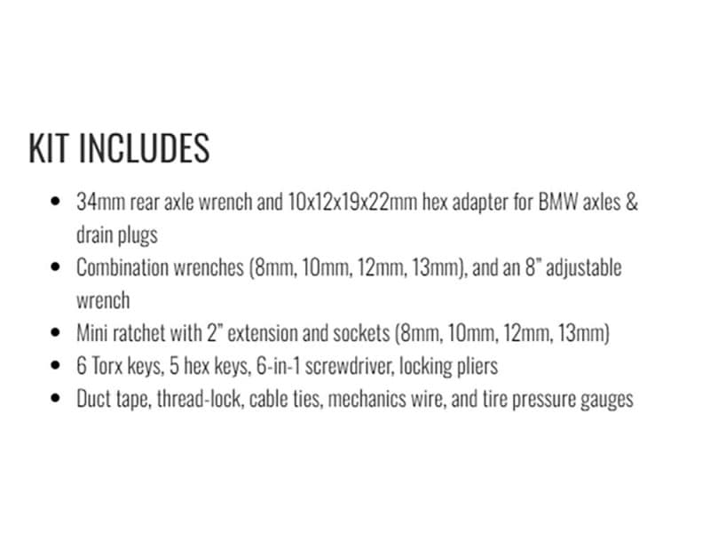 High-quality motorcycle repair tool kit for Revelry Motorcycles, ideal for bike maintenance and repairs.