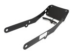 Heavy-duty motorcycle license plate holder with wiring for Revelry Motorcycles.
