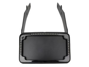 LED motorcycle fairing light with mounting brackets for Revelry Motorcycles.