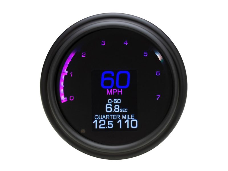 MPH digital motorcycle speedometer with illuminated display for Revelry Motorcycles in Australia.