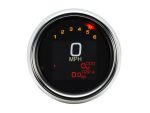 Digital motorcycle speedometer with odometer and trip display | Revelry Motorcycles.