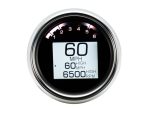 Digital motorcycle speedometer with high visibility display and RPM gauge.