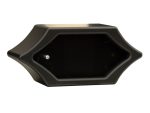 Corbin Black Motorcycle Tachometer Cover for Revelry Motorcycles.