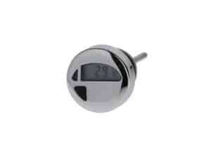 Digital motorcycle thermometer gauge with LCD display for Revelry Motorcycles gear and accessories.