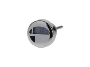 Digital motorcycle temperature gauge for Revelry Motorcycles Australia.