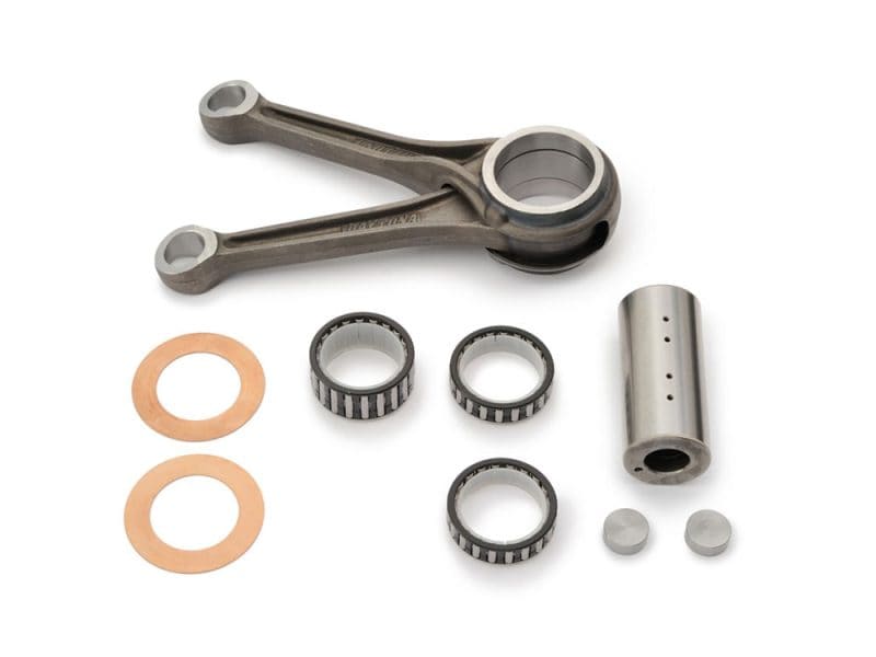 Connecting Rods. Fits Milwaukee-Eight 2017up High-performance motorcycle connecting rods and bearings for Revelry Cycles.