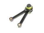 Adjustable motorcycle linkage for optimal suspension performance.