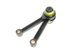 High-performance motorcycle linkage arm for Revelry Motorcycles. Durable and precise for optimal ride quality.