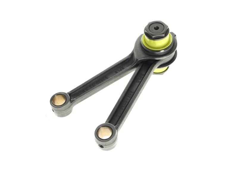 High-performance motorcycle linkage arm for Revelry Motorcycles. Durable and precise for optimal ride quality.