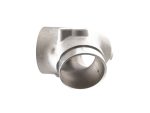 Aluminium motorcycle part, motorcycle engine or frame component, silver metallic, close-up shot.
