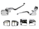 Handlebar Control Kit - Chrome. Fits Most Dual Disc Big Twin & Sportster 1996-2011.