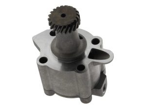 Gear pump component for motorcycle engine lubrication.
