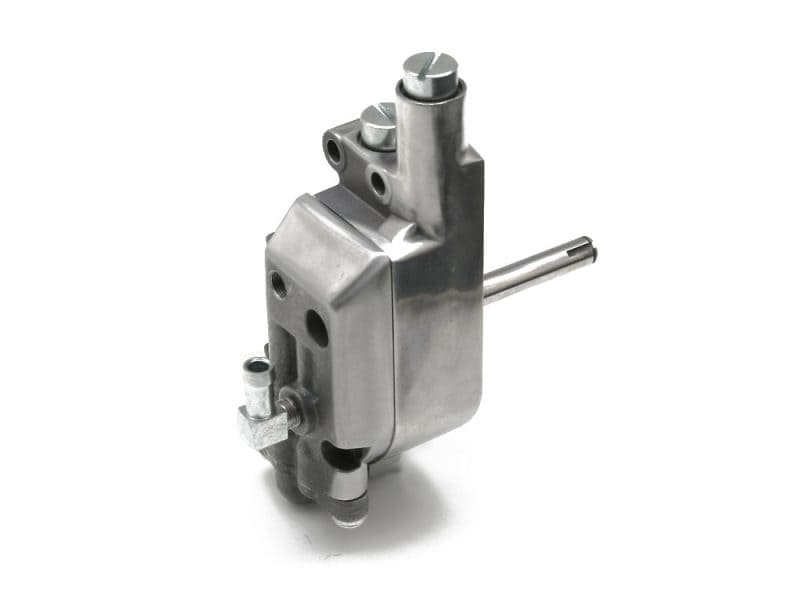 Oil Pump - Polished. Fits Big Twins 1992-1999 Al Flathead motorcycle engine part for custom rebuilds, metal components, and performance upgrades.