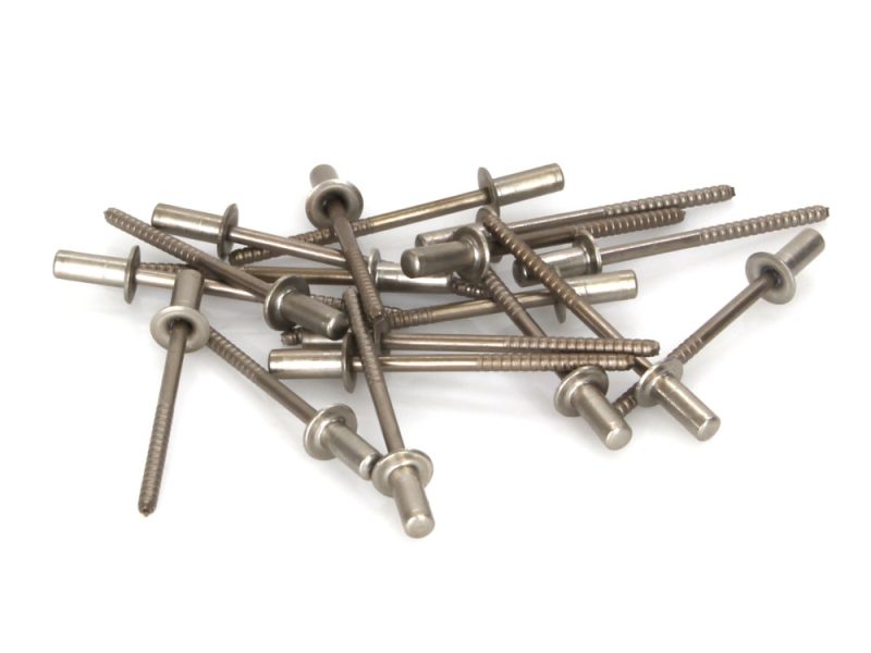 High-quality stainless steel motorcycle screws and bolts for custom rebuilds.