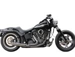 Sleek black Harley-Davidson motorcycle with chrome accents, perfect for motorcycle enthusiasts in Australia.