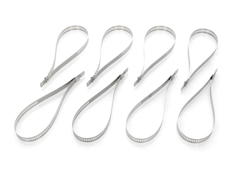 1/4in. Wide x 9in. Long Stainless Low Profile Ladder Tie - Pack 8 Reflective motorcycle zip tie straps for Revelry Motorcycles safety accessories and secure fastening.