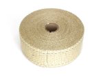 Gold duct tape roll for motorcycle repair and customization.