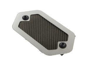 6.5in. Universal Flexible Exhaust Heatshield - Brushed / Titanium.