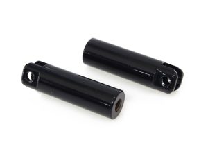 Passenger Footpeg Mount Kit - Black. Fits Softail 2018up
