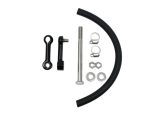 High-quality motorcycle brake line kit with metal fittings and hose, suitable for Revelry Motorcycles.