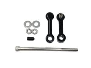 Small motorcycle clutch lever pivot bolt kit for Revelry Motorcycles.