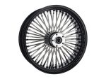 High-quality motorcycle spoked wheel for custom Revelry Motorcycles builds in Australia.