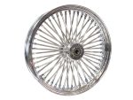 High-quality chrome motorcycle wheel with spokes for custom Revelry Motorcycles in Australia.