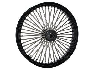 High-performance motorcycle spoked wheel for Revelry Motorcycles in Australia.