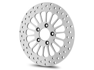High-performance motorcycle disc brake rotor for Revelry Motorcycles, durable and lightweight.
