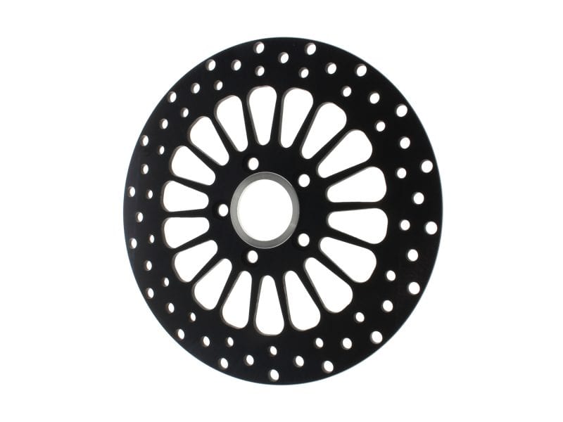 High-performance motorcycle brake rotor for Revelry Motorcycles, durable and lightweight.