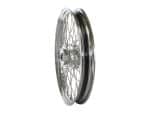 High-performance motorcycle spoked wheel for classic Revelry Motorcycles.