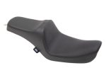 Black motorcycle seat for Revelry Motorcycles comfort and style.