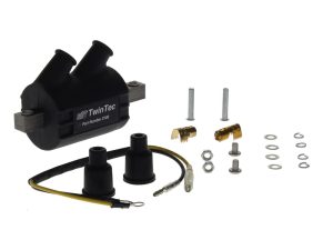 Twin Tec motorcycle ignition coil parts kit for Harley Davidson bikes.
