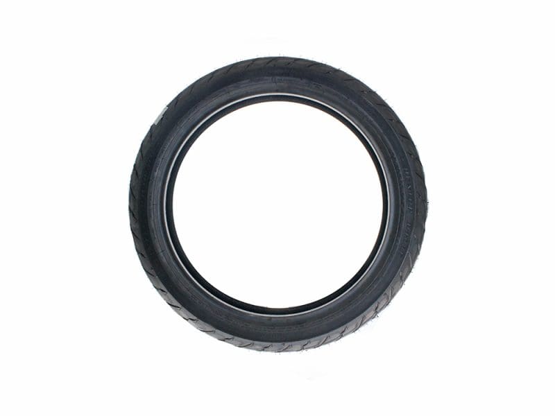 High-performance motorcycle tire for Revelry Motorcycles Australian custom bikes and cruiser builds.