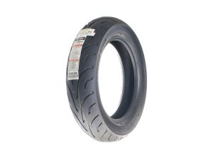 High-performance motorcycle tyre for Revelry Motorcycles, durable and reliable.