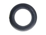 Dunlop motorcycle tire for Revelry Motorcycles, high-performance road tyre, durable, tyre tread pattern, black rubber, tyre sidewall.