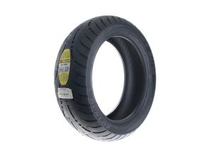 Dunlop Elite4 motorcycle tyre for racing and street riding, high-performance dual compound rubber.