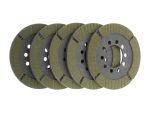 Kevlar Friction Plate Kit. Fits 4Spd Big Twin 1941-1984.