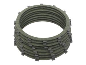 Clutch friction plates for motorcycle, durable motorcycle clutch components.