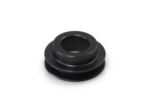 Rubber motorcycle drive belt pulley for Revelry Motorcycles Australia.