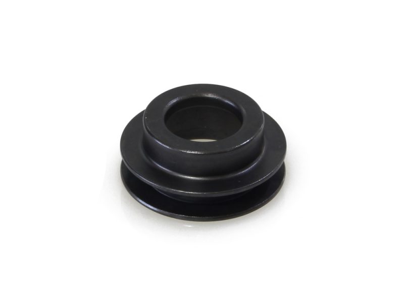 Rubber motorcycle drive belt pulley for Revelry Motorcycles Australia.