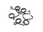 Replacement spring clips for motorcycle chain links, durable and high-quality.