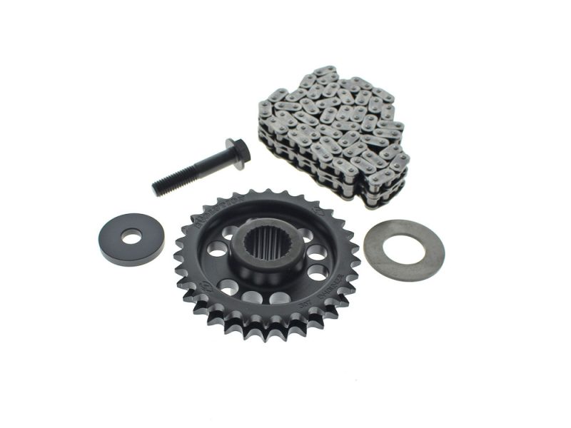 High-performance motorcycle sprocket and chain kit for revelry cycles bikes in Australia.