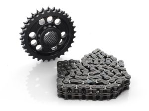 High-performance motorcycle chain and sprocket for Revelry Motorcycles in Australia.