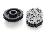 High-performance motorcycle sprockets and chain, durable cycling parts for Revelry Motorcycles.