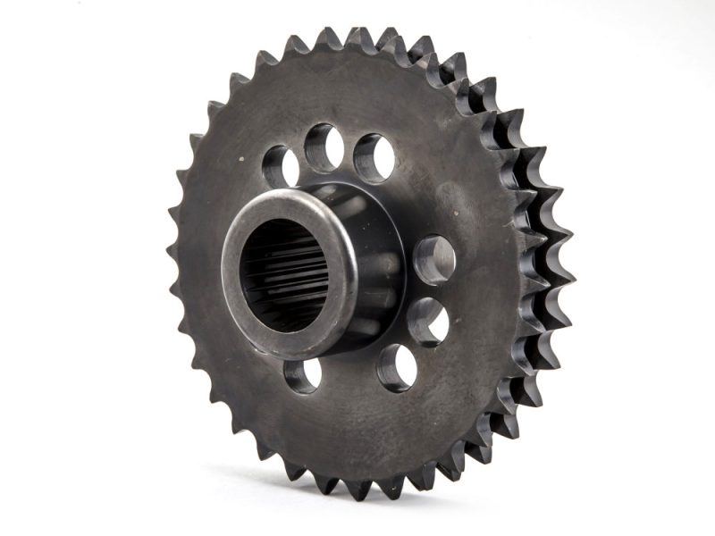 High-performance motorcycle gear sprocket for Revelry Motorcycles bikes.