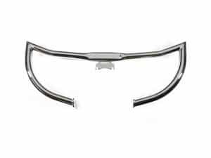 Polished chrome motorcycle headlight bezel for Revelry Motorcycles.