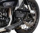 Enhanced Harley-Davidson Milwaukee-Eight 121 motorcycle with custom black parts and high-performance brake system.