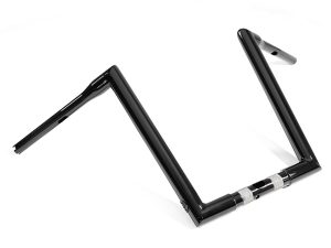 14in. x 1-1/2in. STR Miter Handlebar - Gloss Black. Fits Road Glide 2015-2023