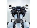 Luxury touring motorcycle with advanced dashboard and modern design, perfect for long-distance rides.